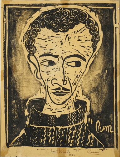 View full screen - View 1 of Lot 89. ALBERTO BURRI | UNTITLED (SELF-PORTRAIT).