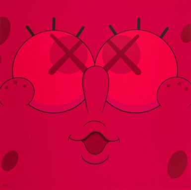 View full screen - View 1 of Lot 68. KAWSBOB (Red).