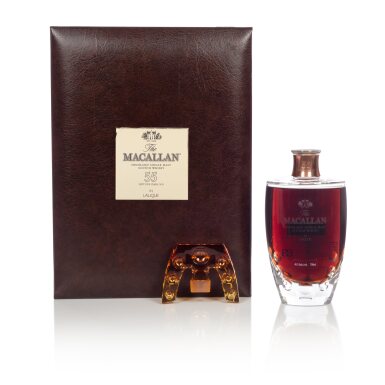 View full screen - View 1 of Lot 10. The Macallan 55 Year Old in Lalique, Six Pillars, Second Edition, 40.1 abv NV (1 BT 70cl).