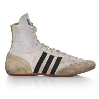 Freddie Mercury's worn Adidas high-top sneakers, 1980s | Freddie Freddie Mercury's worn Adidas high-top sneakers, 1980s | Freddie