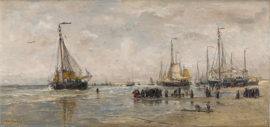 View full screen - View 1 of Lot 31. Return of the fishing fleet.
