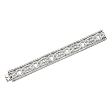 View full screen - View 1 of Lot 12. DIAMOND BRACELET, MARZO, CIRCA 1915.