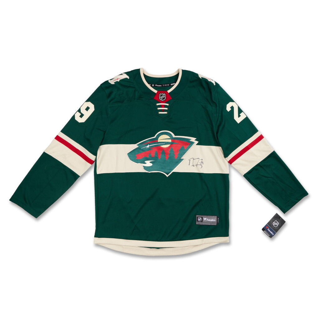 View full screen - View 1 of Lot 2. Marc-André Fleury Signed Minnesota Wild Replica Jersey.