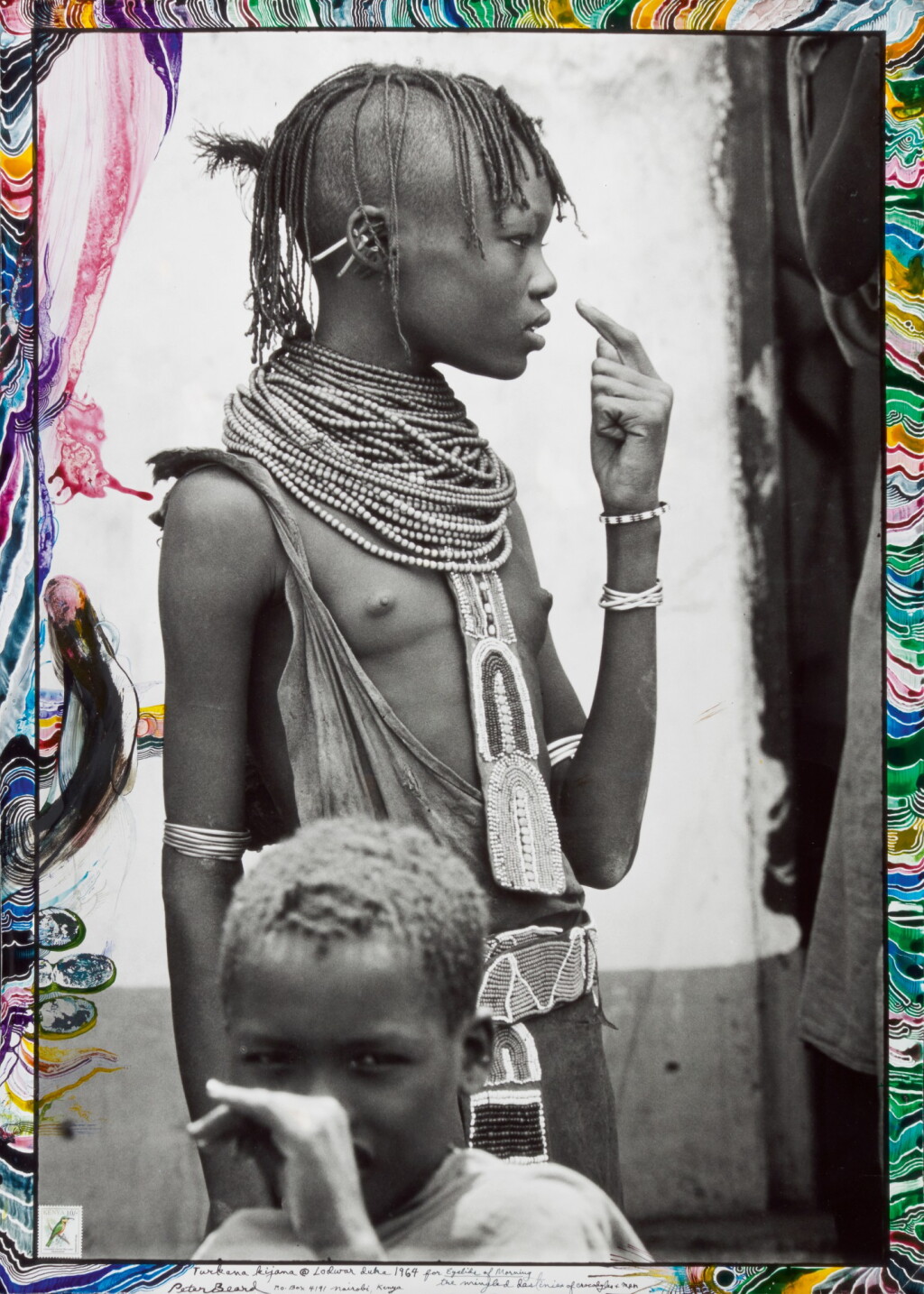 View full screen - View 1 of Lot 37. PETER BEARD | 'TURKANA MAIDEN AT LODWAR DUKA', KENYA, 1964.