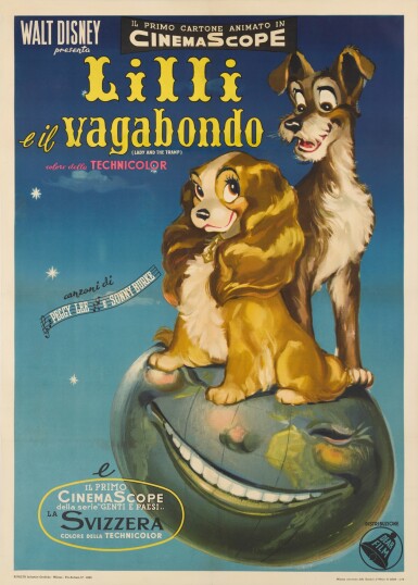 View full screen - View 1 of Lot 135. Lady and the Tramp (1955).