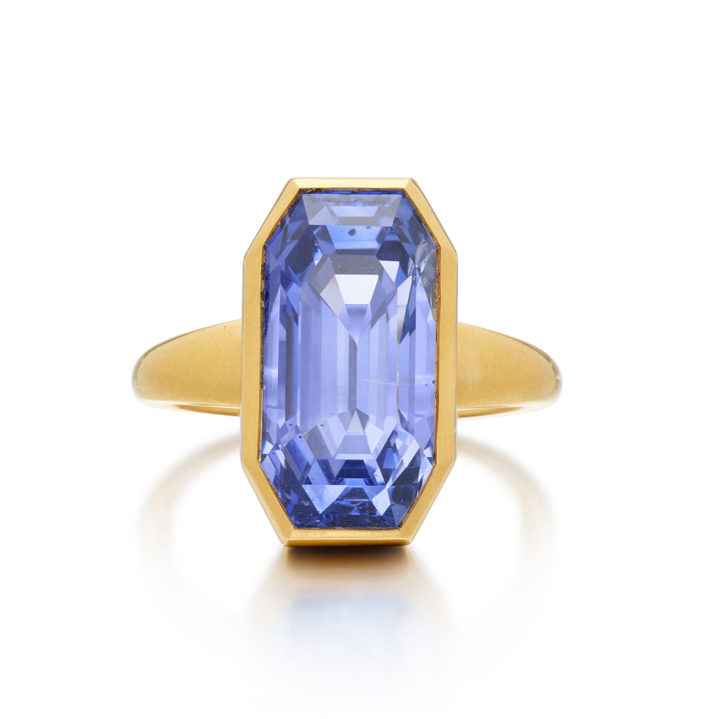 View full screen - View 1 of Lot 5. Sapphire Ring .