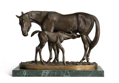 View full screen - View 1 of Lot 24. MARILYN NEWMARK | BON APPETIT (MARE AND FOAL).