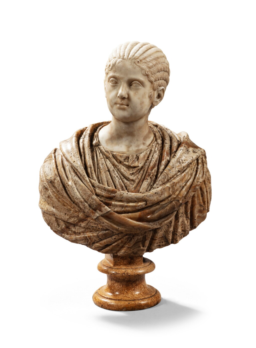 View full screen - View 1 of Lot 45. Italian, after the Antique, possibly late 17th / early 18th century, and later, Fulvia Plautilla (c. 188-211), wife of the Roman Emperor Caracalla | Italie, d'après l'Antique, probablement fin XVIIe / début XVIIIe siècle, et postérieur, Fulvia Plautilla (v. 188-211), dite Plautille, épouse de l'Empereur Caracalla.