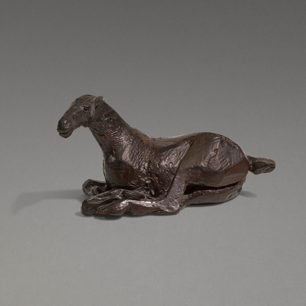 View full screen - View 1 of Lot 408. HORSE IN THE RAIN.