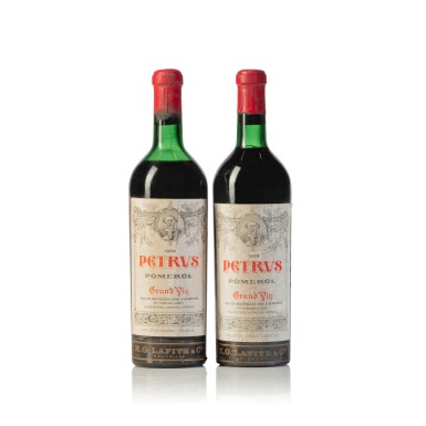 View full screen - View 1 of Lot 235. Petrus 1959 (2 BT70).