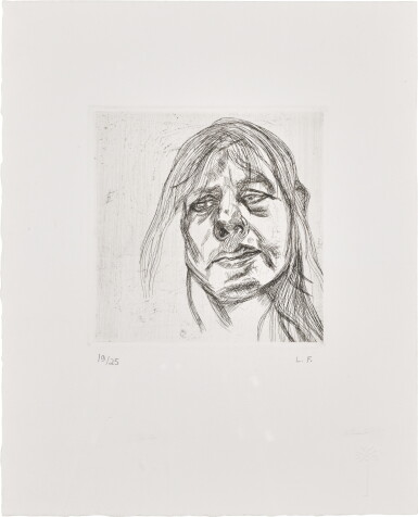 View full screen - View of Head of a Woman (Hartley 10).