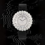 A probably unique white gold and diamond-set wristwatch | Circa 1990