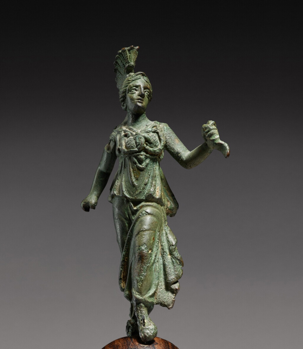 View full screen - View 1 of Lot 264. A Roman Bronze Figure of Athena, circa 2nd/3rd Century A.D..