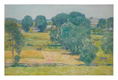 View full screen - View 1 of Lot 23. CHILDE HASSAM | HARVESTING.
