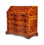 An Italian Baroque Walnut and Fruitwood and Slant Front Desk, Probably Veneto, Circa 1740