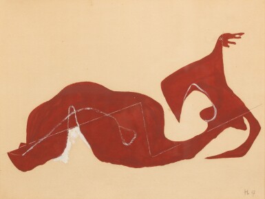 View full screen - View 1 of Lot 502. Femme nue allongée .