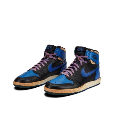 View full screen - View 1 of Lot 9009. Nike Air Jordan 1 High OG Royal Blue 1985 | US10.