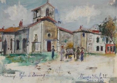 View full screen - View 1 of Lot 162. Église de Domremy.