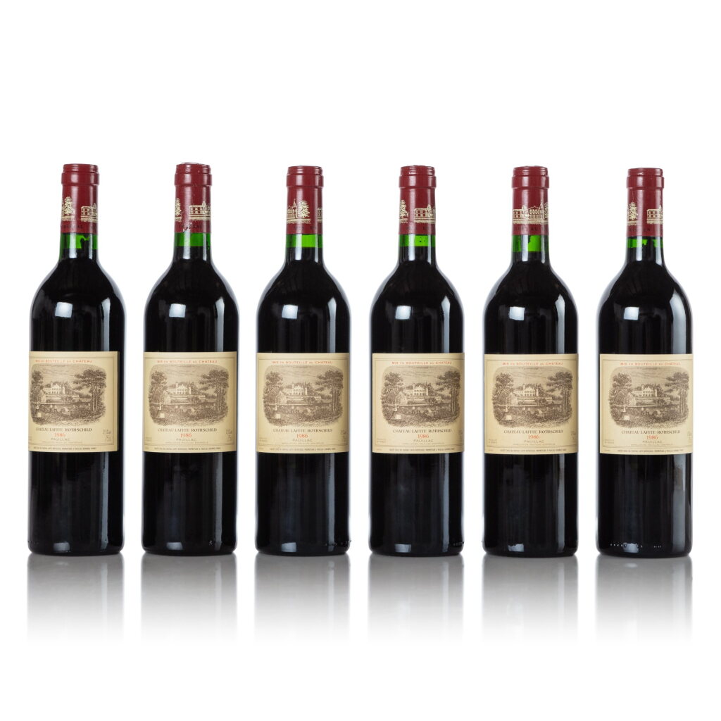 View full screen - View 1 of Lot 3307. Château Lafite 1986 (12 BT).