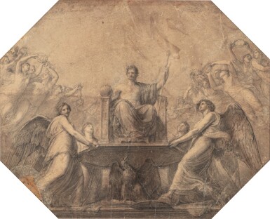 View full screen - View 1 of Lot 30. Apotheosis of Napoleon as Jupiter in Triumph.