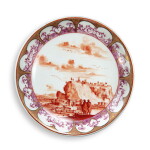A MEISSEN SAUCER CIRCA 1725-30
