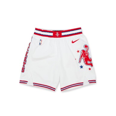 View full screen - View 1 of Lot 190. Jalen Green Houston Rockets 2023-2024 City Edition Shorts.