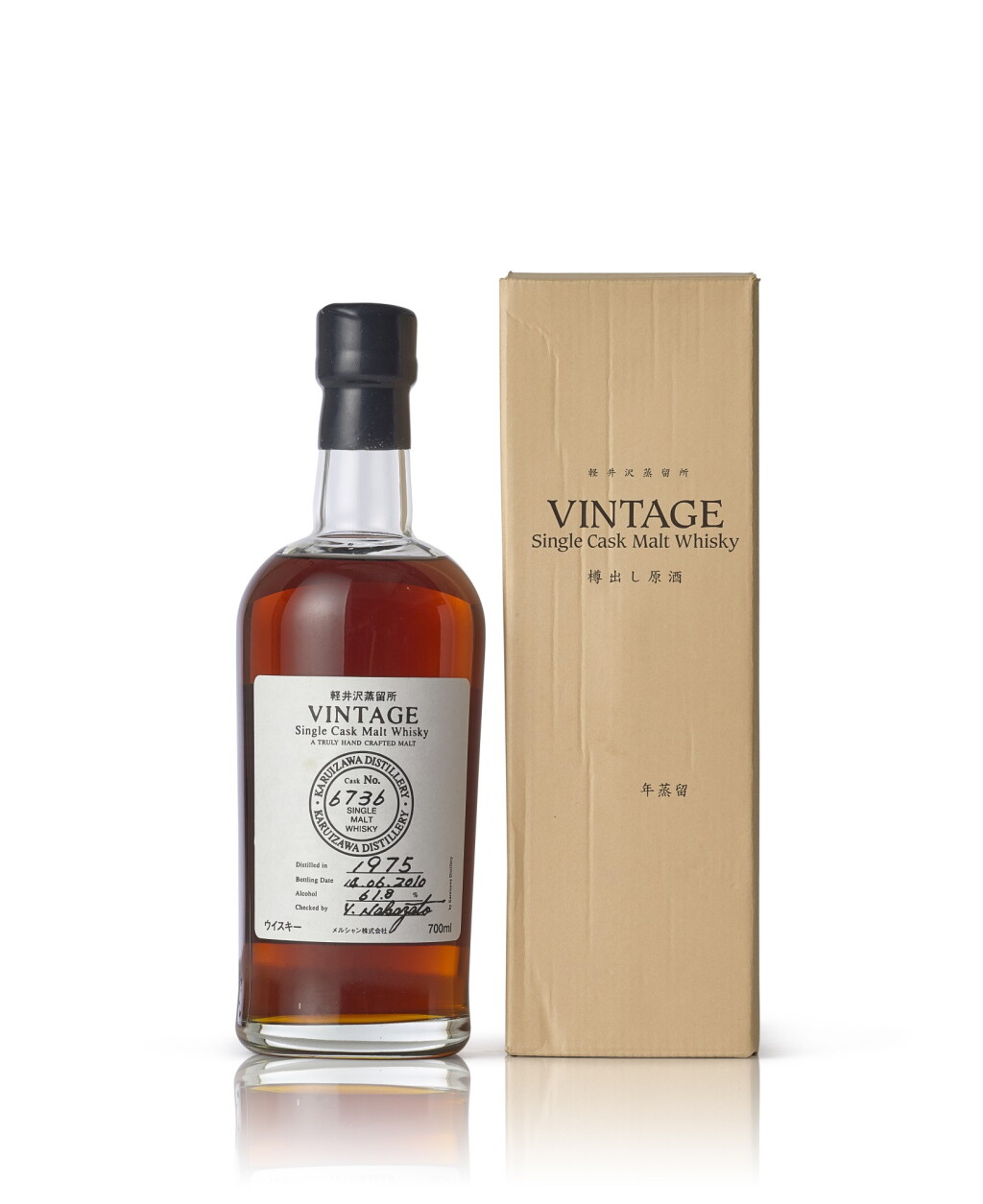 View full screen - View 1 of Lot 4081. 輕井澤 Karuizawa 35 Year Old Cask #6736 61.6 abv 1975 (1 BT70).