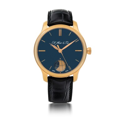 View full screen - View 1 of Lot 348. PERPETUAL MOON, REF 348.901 YELLOW GOLD WRISTWATCH WITH PERPETUAL MOON PHASES, AM/PM AND 7-DAY POWER RESERVE INDICATION CIRCA 2013.