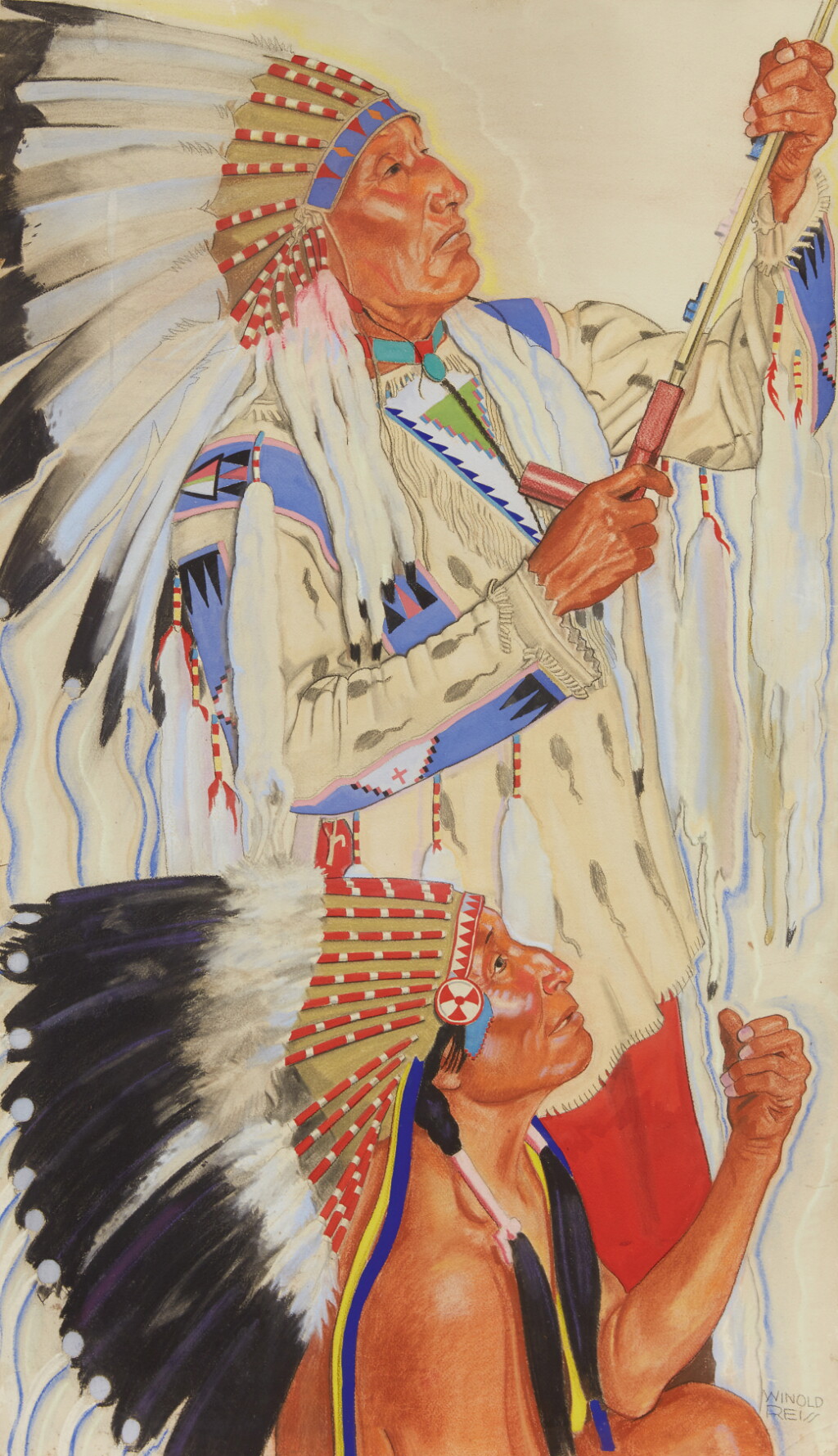 Voir en plein écran - Voir 1 du lot 23. WINOLD REISS | OFFERING TO THE SUN.