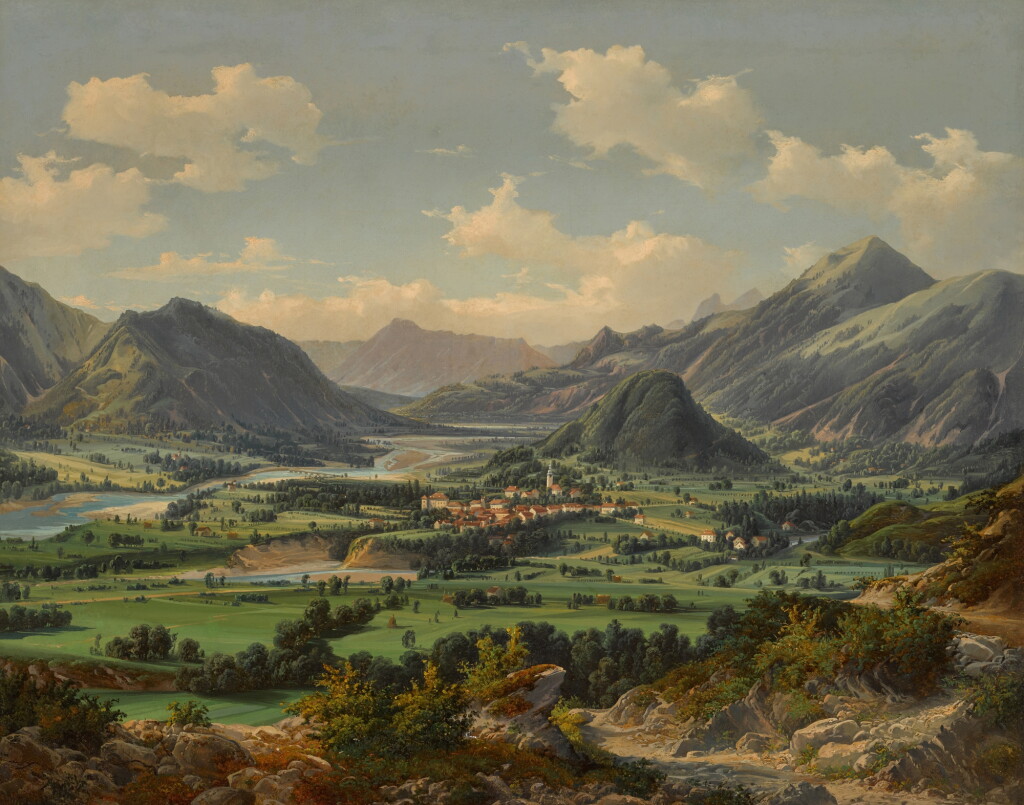 View full screen - View 1 of Lot 813. Extensive valley with mountains beyond, possibly in Corinthia.