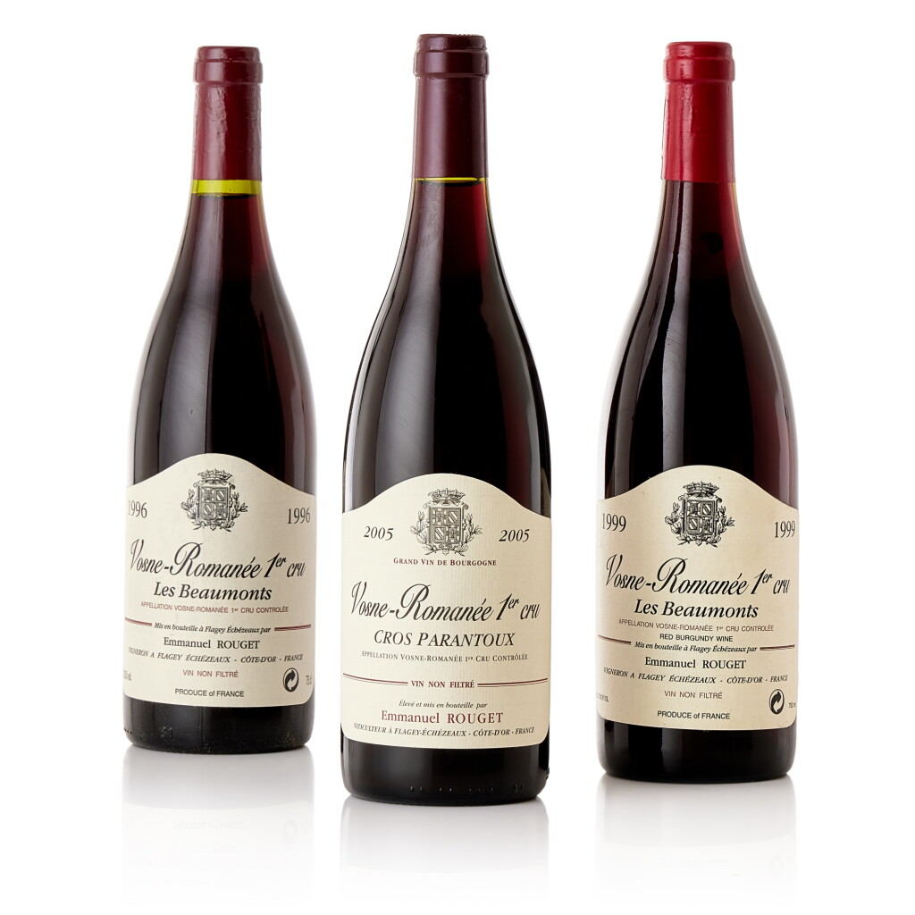 View full screen - View 1 of Lot 5214. Vosne Romanée, Les Beaumonts 1996 Emmanuel Rouget (6 BT).