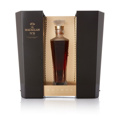 View full screen - View 1 of Lot 7026. The Macallan No. 6 In Lalique Decanter 43.0 abv NV (1 BT70).