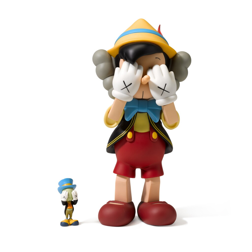 View full screen - View 1 of Lot 80. Pinocchio and Jiminy Cricket.