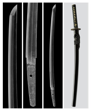 View full screen - View 1 of Lot 89. A wakizashi | Signed Chikuzen ju Minamoto Nobukuni Yoshisuke (Minamoto Nobukuni Yoshisuke, a resident of Chikuzen Province) | Edo period, 17th century.