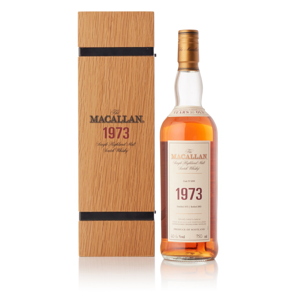 View full screen - View 1 of Lot 6008. The Macallan Fine & Rare 30 Year Old 60.6 abv 1973 (1 BT75).
