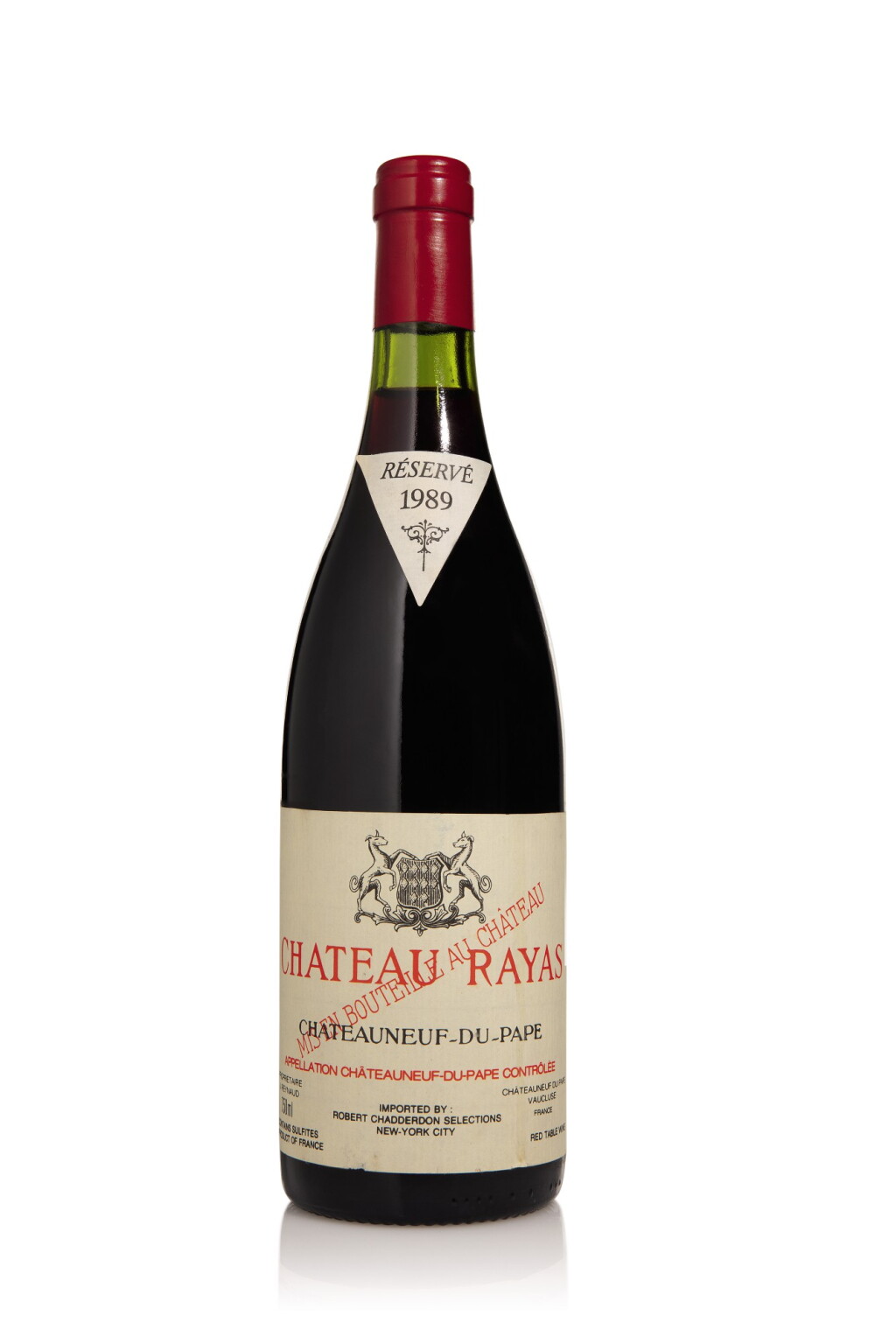 View full screen - View 1 of Lot 126. Châteauneuf du Pape, Château Rayas 1989 (1 BT).