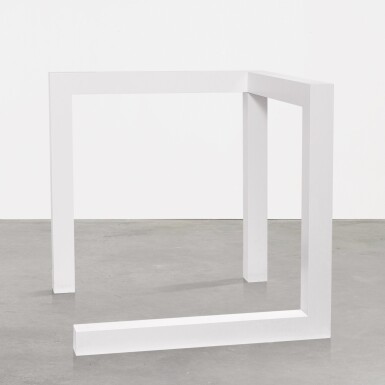 View full screen - View 1 of Lot 820. SOL LEWITT | INCOMPLETE OPEN CUBE NO. 6/17.