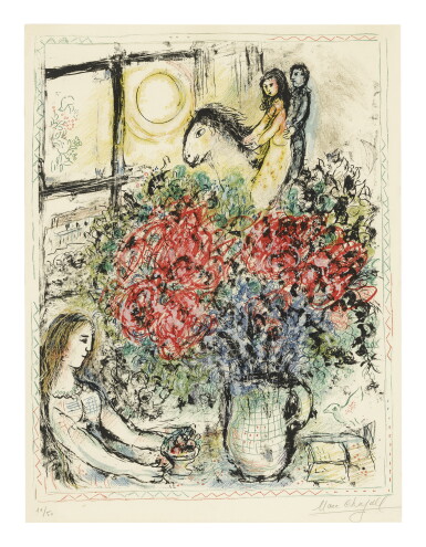 View full screen - View 1 of Lot 27. MARC CHAGALL | THE RIDE (M. 620).