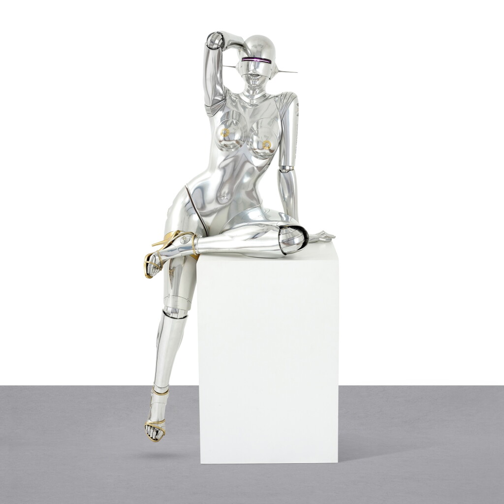 View full screen - View 1 of Lot 841. Hajime Sorayama 空山基 | Sexy Robot_life size standing model_B 性感機器人_真人大小站立型號_B.