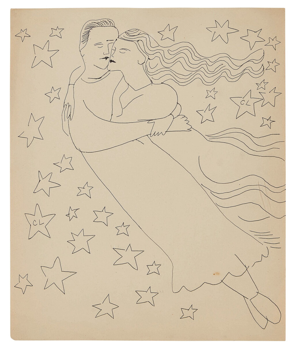 View full screen - View 1 of Lot 595. Untitled (Male and Female Figure).