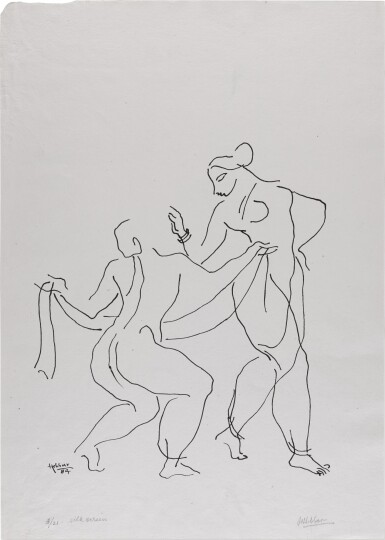 View full screen - View 1 of Lot 34. Untitled (Dancing Couple).