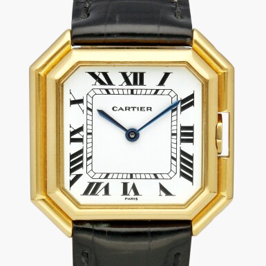 View full screen - View 1 of Lot 15. Ceinture, Reference 1700 | A yellow gold wristwatch | Circa 1980.