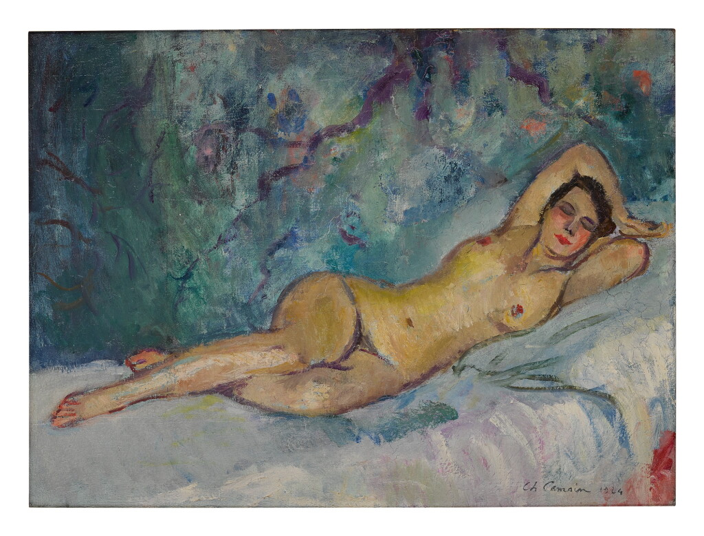 View full screen - View 1 of Lot 63. CHARLES CAMOIN | FEMME NUE ENDORMIE.