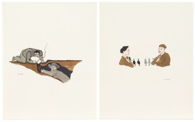 View full screen - View 1 of Lot 85. Rip - Roarin' for a smoke; Untitled.