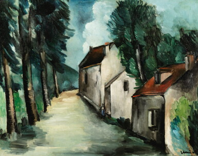 View full screen - View 1 of Lot 53. MAURICE DE VLAMINCK | RUE DE VILLAGE .