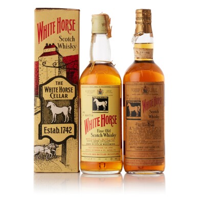 View full screen - View 1 of Lot 6228. White Horse Blended Whisky Mixed Lot (2 BT76).
