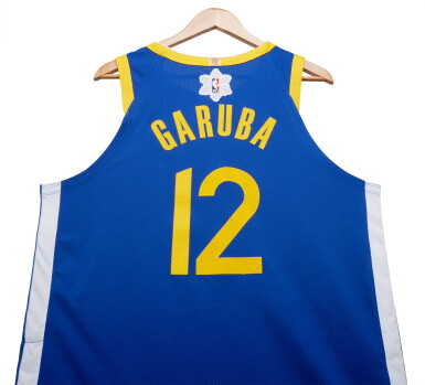 View full screen - View 1 of Lot 107. Usman Garuba ‘Christmas Day’ Golden State Warriors 2023-2024 Game Worn Icon Edition Jersey .