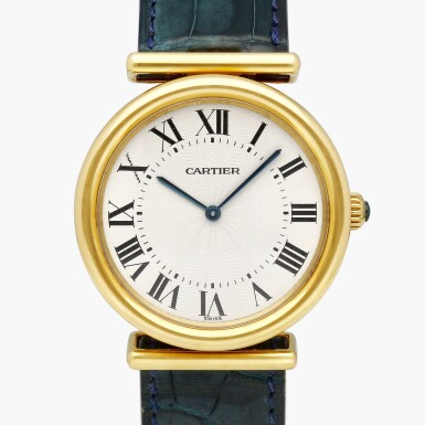 View full screen - View 1 of Lot 311. Vendôme 'Bi-Plan' Reference 2220 | A yellow gold wristwatch | Circa 1991.