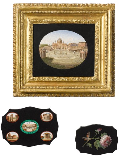 View full screen - View 1 of Lot 61. An Italian micromosaic panel, Rome, second half 19th century.