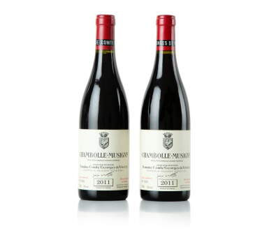 View full screen - View 1 of Lot 121. Chambolle Musigny 2011 Comte Georges de Vogüé (2 BT).